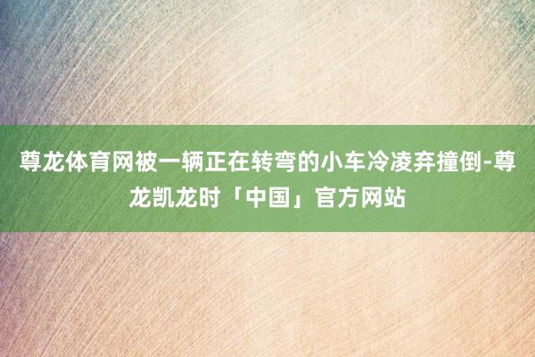 尊龙体育网被一辆正在转弯的小车冷凌弃撞倒-尊龙凯龙时「中国」官方网站